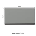 thumbnail image 2 of Gabinete Superior Cocina Madesa Nice 1 Puerta 60cm Gris, 2 of 10