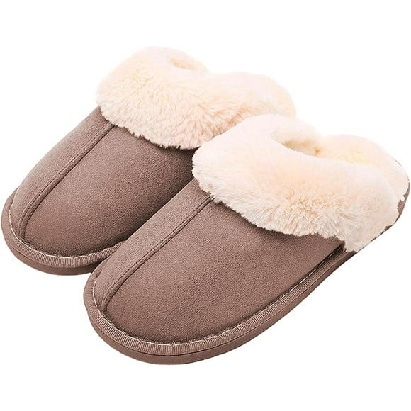 Pantuflas Unisex Bluelander Color Café, Talla 44-45.