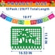 thumbnail image 2 of Cinco De Mayo Banner Heartome, paquete de 12 unidades, papel picado de plástico de 216 pies, 2 of 7