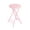 Pink, variant on Folding Stool - Backless 24-Inch Stool with 225lb Capacity for Kitchen or Rec Room - Portable Indoor Counter Bar Stools (Black)