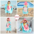 thumbnail image 4 of Usaibhir Baby Girl Boy Hooded Beach Towel Swim Cover Up Bath Towels Cartoon Dinosaur Shark Fox Mermaid Print Bath Towel Wrap, 4 of 7