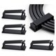 thumbnail image 1 of 100 clips autoadhesivos para gestión de cables, soporte para cables, organizador de cables fuerte y autoadhesivo para escritorio, hogar y oficina, 1 of 4