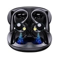 thumbnail image 1 of Cateissary Auriculares deportivos compatibles con Bluetooth para viajar, trabajar, correr, hacer ejercicio, auriculares inalámbricos portátiles, Cables de audio/vídeo, 1 of 6