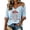 Light Blue, variant on Women's Retro Country Singer Graphic Tee Graphic Dolly Western T-shirt Short Sleeve V Neck T-shirts for Fans Memorial Gift Apparel,(S)