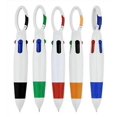 thumbnail image 1 of Lot de 10 Mini Stylos à Bille Encre Multicolore avec Porte-Clés, 1 of 5