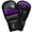 Black/Purple, variant on Hayabusa T3 7oz Hybrid Mixed Martial Arts Gloves, White/Grey Small