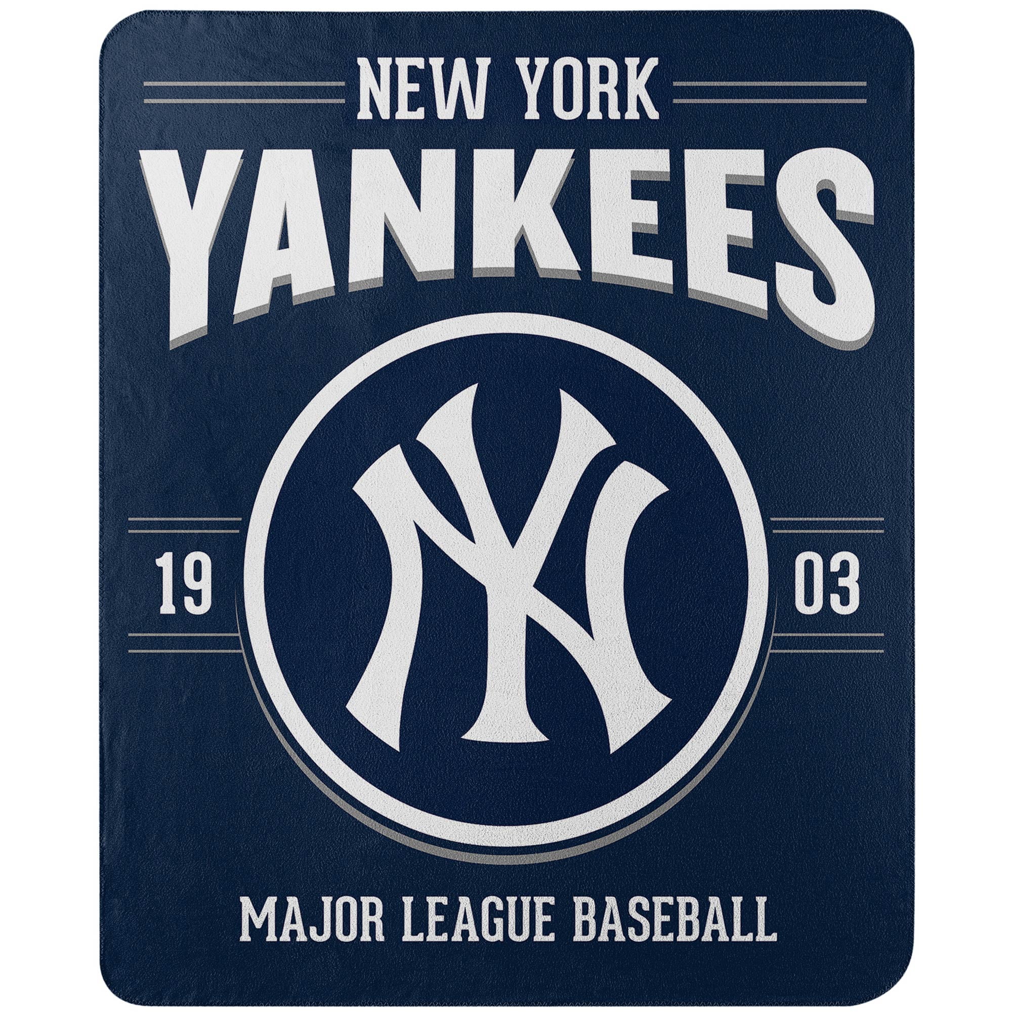 New York Yankees The Northwest Company 50 X 60 Southpaw Fleece Throw Blanket No Size Walmart Com Walmart Com