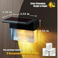 thumbnail image 5 of Waterproof New RGB LED Solar Light Step Fence Light, 5 of 5
