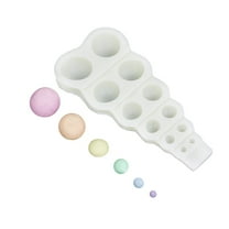 O'Creme Silicone Fondant Mold, Small Assorted Hemispheres