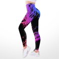 thumbnail image 2 of Ramiter Thermal Leggings for Women Warner's Women's Cropped Seamless Shaping Leggings 2XL,Purple, 2 of 5