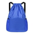 thumbnail image 1 of Sac à Dos Pliant, Sac de Voyage Sportif, Design Compact Léger, Usage Polyvalent, pour Activités D\'entraînement Physique, Matériau Résistant à l'Eau, Sac de Jour pour Randonnée, Gym et Équipement Extérieur Akmoler / Tissu, Bleu, 1 of 7