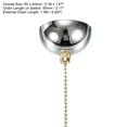 thumbnail image 2 of AC 125/250V Pull Chain Switch  Chrome On/Off Hemisphere Cover, 2 of 6