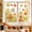#1, variant on QuanTara 23.62" Floral Static Cling Window Film - Non-Adhesive Botanical Glass Sticker, UV Protect Privacy Cover for Lounges, Entryways & Interior Partitions