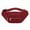 Red, variant on YiJuHui 3pcs Waterproof Crossbody Waist Pack - Lightweight Travel Fanny Pack with Multiple Pockets for Hiking, Running, and Outdoor Adventures