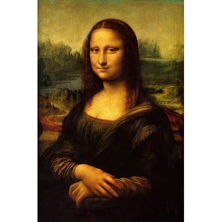 - LAMINATED POSTER Mona Lisa Painting Oil Painting Art Artwork Poster Print 24 x 36