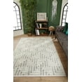 thumbnail image 2 of Erdebil Grey Modern Polyester Area Rugs for Living Room Washable Rugs Boho Moroccan Area Rug Soft Geometric Bohemian Carpet Distressed Indoor Rug for Bedroom Dining Room Office Nonslip Rug, 2 of 9