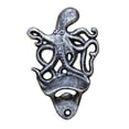 thumbnail image 6 of Hampton Nautical Seaworn Blue Wall Mounted Octopus Bottle Opener 6"-Vintage Cast Iron Sea Life Decor, 6 of 7