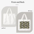 thumbnail image 2 of Yiaed White Retro Off-Road Vehicle Print Fluffy Shoulder Bag Plush Bags Women Ladies Tote Bag Fluffy White Furry Purse Handbag for Autumn and Winter, 2 of 7