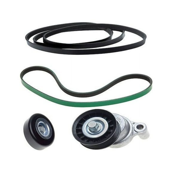 Serpentine Belt Drive Component Kit - Compatible with 2009 - 2013 Chevy Silverado 1500 2010 2011 2012