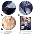 thumbnail image 3 of Designart "Purple Woman Stylish Dress II" Fashion Illustration Metal Wall Decor, 3 of 5
