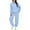 Sky Blue, variant on Clearance Sale! Two Piece Sets for Women Womens 2 Outfits Hoodie Sweatsuit Sets Oversized Sweatshirt Baggy Fall Fashion Sweatpants with Pockets White 2Xl