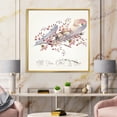 thumbnail image 2 of Designart 'Pink Feathers and Flowers All You Need Is Love' Bohemian & Eclectic Framed Canvas Wall Art Print, 2 of 5