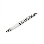 uni-ball® 207™ Premier Retractable Gel Pen, 0.7 mm, Medium Point, Silver Barrel, Black Ink