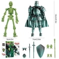 thumbnail image 3 of Figuras de acción Chain-Forces Medieval Skeleton Knight, 3 of 7