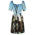 thumbnail image 6 of Salvador Dali | Swans Reflecting Elephants Sleeveless Dress Women's clothing clothes women's luxury party dress Women's dress, 6 of 7