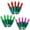 Red, variant on M5 LED String Lights - 70 Bulb Mini Set - 23.5 Feet
