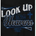 thumbnail image 2 of Look Up To The Heavens Religious Women Crewneck Sweatshirt Brisco Brands S, 2 of 6