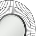 thumbnail image 6 of Stonebriar 24" Circular Metal Modern Hanging Wall Mirror, Black, 6 of 9