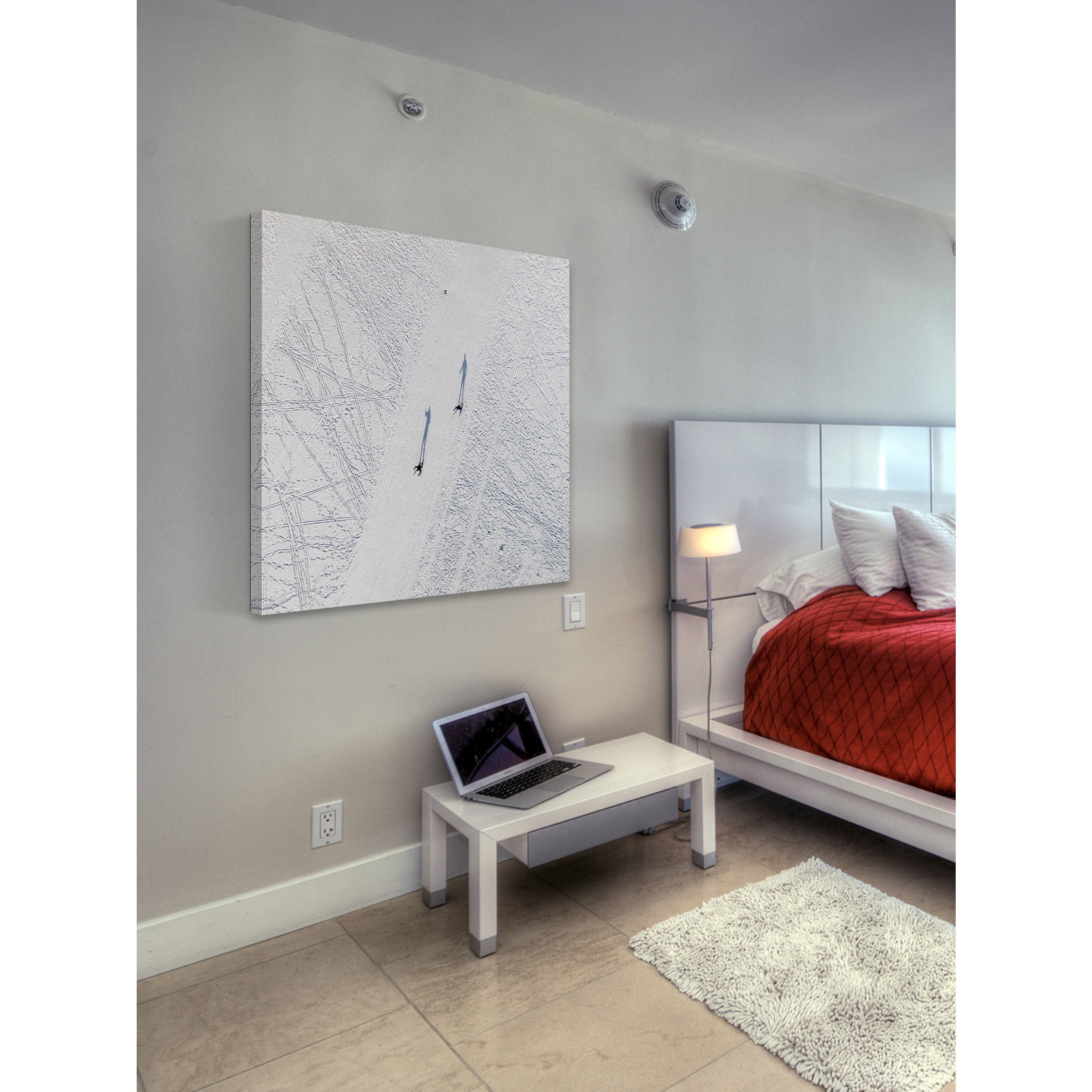 Marmont Hill "Two Travelers" by Karolis Janulis Painting Print on Wrapped Canvas
