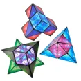 thumbnail image 3 of Cubo mágico magnético cambiable geométrico para niños, juguete antiestrés 3D, descompresión manual, rompecabezas, 3 of 5