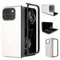 thumbnail image 2 of ELEHOLD Case for Google Pixel 9 Pro Fold/Fold2, Luxury Anti-Scratch Bling Glitter PU Leather Case with Wireless Charging,White, 2 of 6