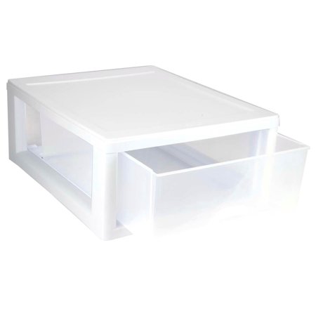 Sterilite 23018006 16 Quart Stacking Plastic Storage Drawer
