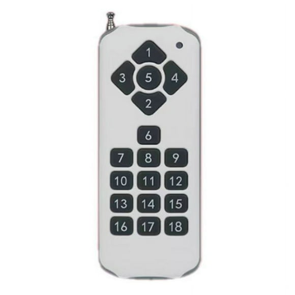 Interruptor de Control Remoto EV1527 de 18 Canales y 433 MHz, Transmisor de RF, Controlador Inalámbrico para Abridor de Puertas de Garaje de Casas Inteligentes