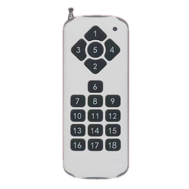Interruptor de Control Remoto EV1527 de 18 Canales y 433 MHz, Transmisor de RF, Controlador Inalámbrico para Abridor de Puertas de Garaje de Casas Inteligentes