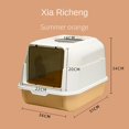 thumbnail image 1 of Keep Your Home Smelling Fresh with this Fully Enclosed Anti-Splash Cat Litter Box!, 1 of 7
