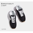 thumbnail image 5 of LUCKY STEP Stylish Retro Casual Comfortable Running Walking Shoes,Black,Womens, 5 of 11