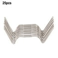 thumbnail image 4 of Clip de Vitrage pour Serre, 25 Pcs Clips en Acier Inoxydable Type W Clips à Ressort pour Feuilles Clips de Fixation pour Serre Feuilles de Tôle à Double Hall, 4 of 10