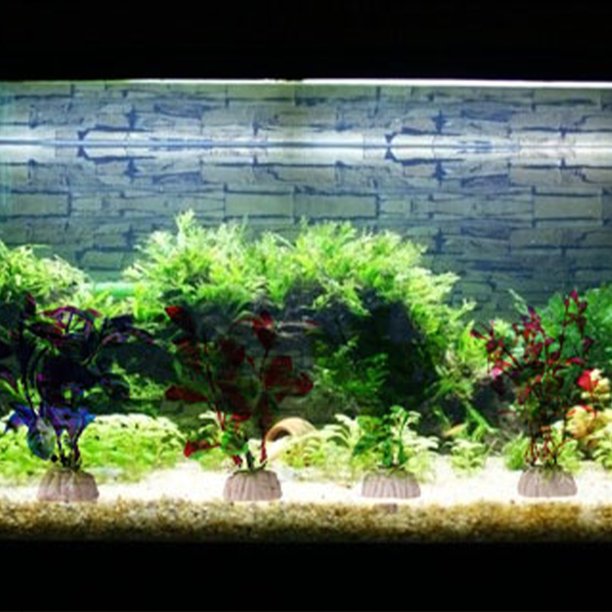 10 Uds. Planta de agua simulación acuario pecera decoración ornamento