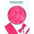 thumbnail image 4 of Men's Formal Satin Bowtie and Cummerbund Set - Hot Pink, By S. H. Churchill, 4 of 7