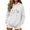 White B, variant on Enjoytime Womens Hoodie Halloween Printed Drawstring Long Sleeve Pullover Sweatshirt Fall Vintage Casual Spooky Season Hoodies