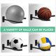 thumbnail image 3 of Wall-Mounted Basketball and Football Storage Rack, Home Ball Rack, 3 of 4
