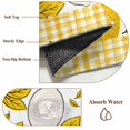 thumbnail image 6 of Yellow Lemon Entryway Rug 2'x3'&nbsp; Non Slip Front Door Mats, Summer Botanical Leaves Plaid Entrance Rugs Indoor Outdoor Carpet, Washable Floor Mats Small Area Rug for Bedroom Kitchen, 6 of 8