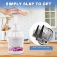 thumbnail image 4 of Picador de Alimentos Pampered Chef Blanco Manual para Verduras y Frutos Secos, 4 of 6