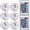 6Lamp With 2RC, variant on Submersible LED Lights Waterproof Underwater RGB with Remote Control Colour-Changing Light, Battery-Operated Flameless Lamps