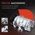 thumbnail image 5 of A-Premium AC Compressor with Clutch Compatible with Chrysler Pacifica Base 2004-2006 Limited Touring 2005-2006 V6 3.5L, 5 of 9