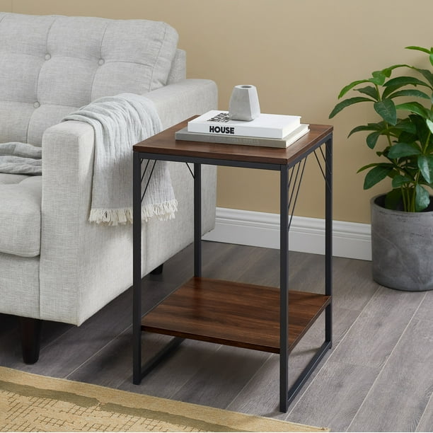 Trinity Dark Walnut End Table by River Street Designs ...